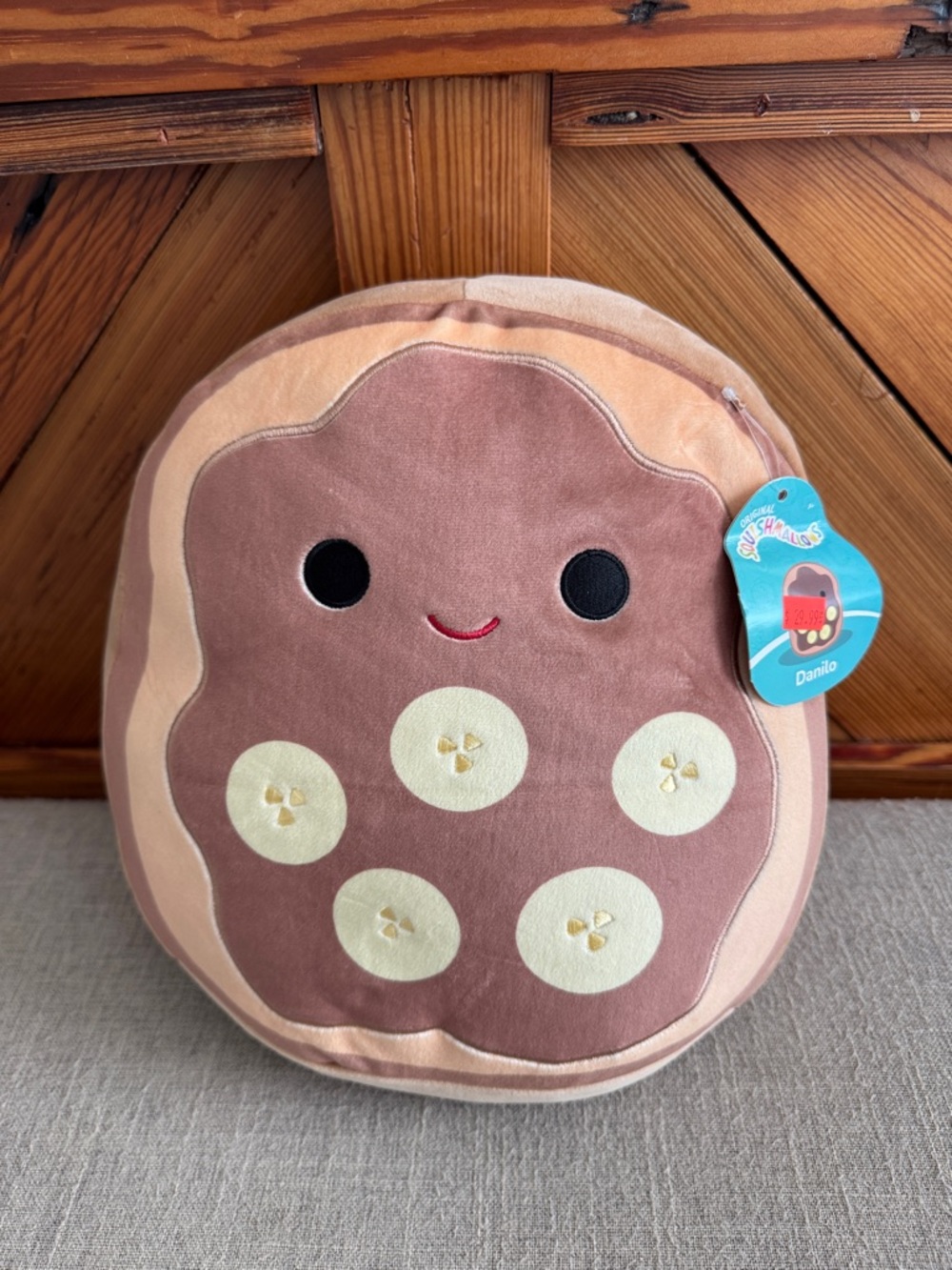 Squishmallows Danilo Banana Bread plush